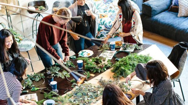 décoration recyclée - événementiel