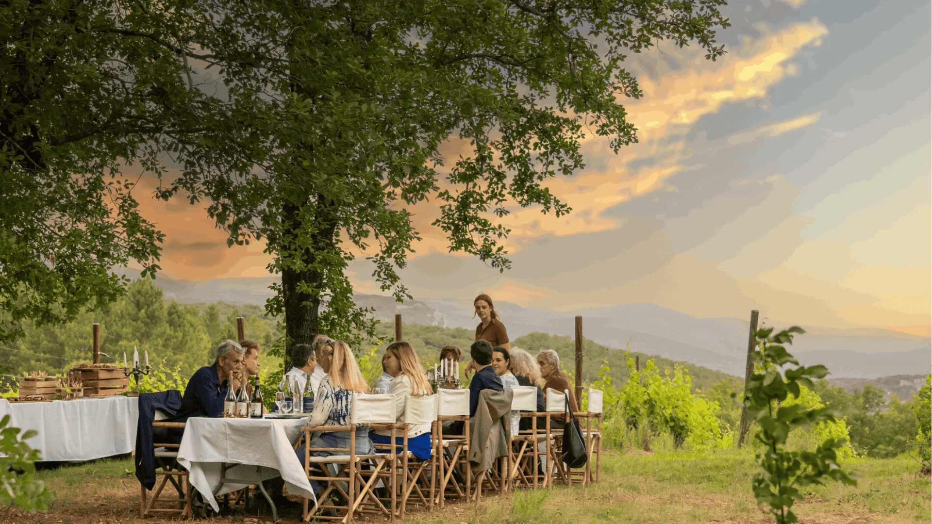 séminaire en plein air au printemps